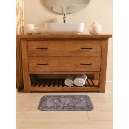 DAYNA rug, size 40x60 cm, dark gray color-1