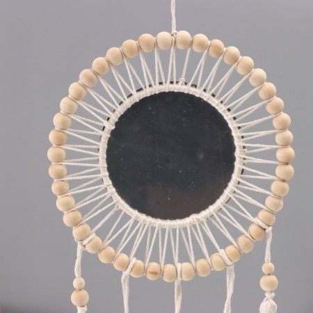 Dreaming Catcher using the Macrame "Reflection" with a mirror of 27x60 cm-1