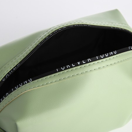 Lightning cosmetic bag, green color-2