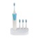 Luazon LP-009 electric toothbrush, vibration, 8500 dv/min, 4 nozzles, 2haa, blue