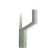 Furniture hook Cappio tranquility, one -rod, green color