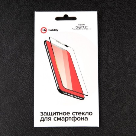 Protective glass Mobility, for Xiaomi Poco F4 GT, full glue, black-2