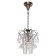 Crystal Crystal "Zlata", 1 lamp 40W E27, base antique bronze 20x20x60 cm