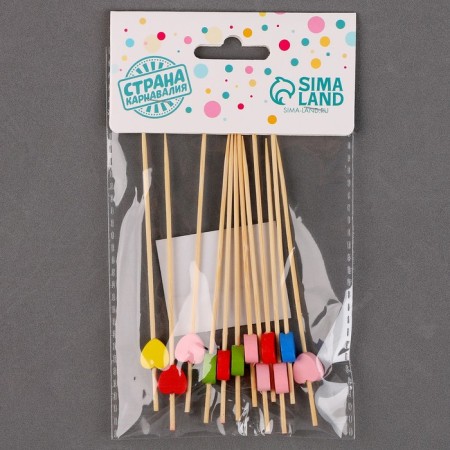 Skewers "heart", in the set 12 pcs.-2