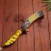 Wooden souvenir "Butterfly knife" tiger