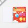 Notepad for graduation with dividers on the crest "Graduate Good luck to you" A7 format, 40 sheets