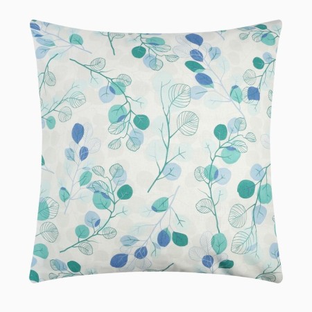 Pillowcase saving and I "eucalypt" Blue color, 70x70 cm 100% cotton, calico, 120 g/m2