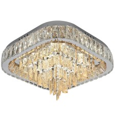Ceiling light ESCADA, 10232/SG LED. 1x72W, LED, 6480LM, 3000/4500/6000K, 450x450x260 mm, chromium color