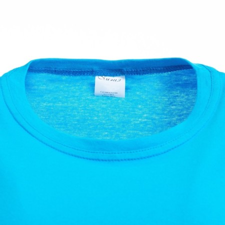 Female T-shirt, light blue/mix, size 46-7