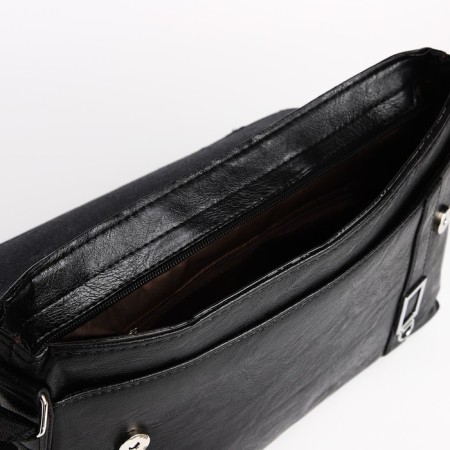 Male bag, black color-4
