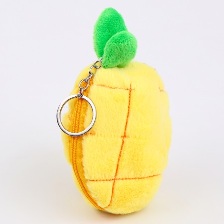 Soft toy "Bunny-ananas" on a key fabric, 11 cm-3