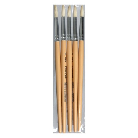 The brush is the brush round, Hana compose No. 6 (hair length 22 mm), short dull handle-3