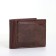 Male purse without fastening, brown color