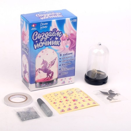 Set for creativity "Create a nightlight: unicorn"-2