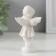 Polystone souvenir "Snowty angel on a cloud with a violin" 10.5x5.8x5.5 cm