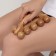 Massage "Caterpillar", universal, 17.5 × 7.5 × 6.5 cm, 10 balls, wooden