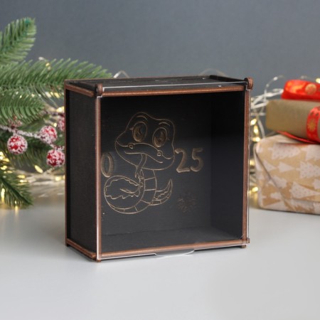 New Year's box "Snake 2025" 6x12x12 cm