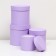 Set of hats 4 in 1 "Lilac", 20 × 20 ‒13 × 13 cm