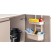 Flexispace suspension shelf, with containers