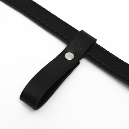 Pressed muzzle of pressed leather adjustable, No. 5, DN 9.3 cm, ohm 32-40 cm, black-6