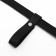 Pressed muzzle of pressed leather adjustable, No. 5, DN 9.3 cm, ohm 32-40 cm, black