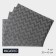 Set of serving napkins on the Magistro table, 4 pcs, 30 × 45 cm, black color