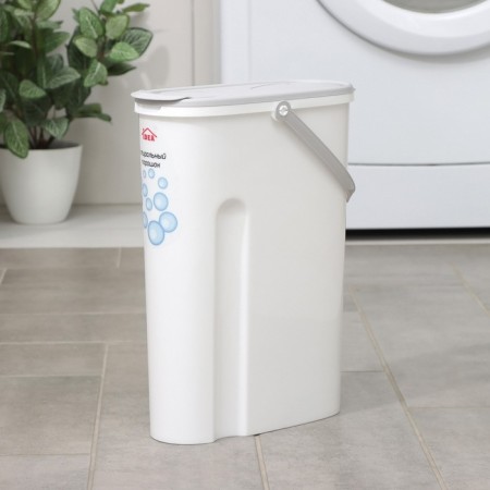 Container for washing powder, 5 l, 11 × 24.6 × 32 cm, color gray color-10