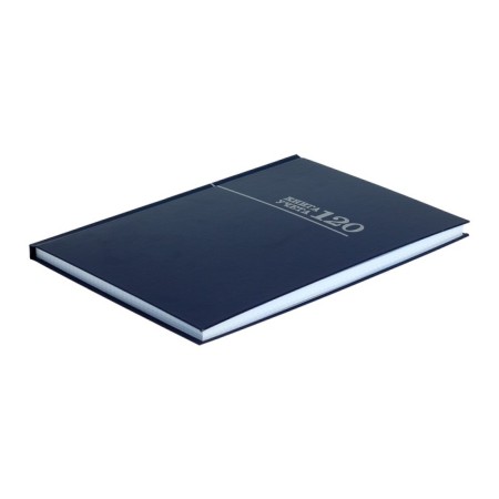 Book of accounting A4, 120 sheets in the cage "Blue", solid cover, glossy lamination, offset block-1