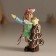 Souvenir Polystone Suspension "New Year's Elf with a gingerbridge" 8x4x10.5 cm