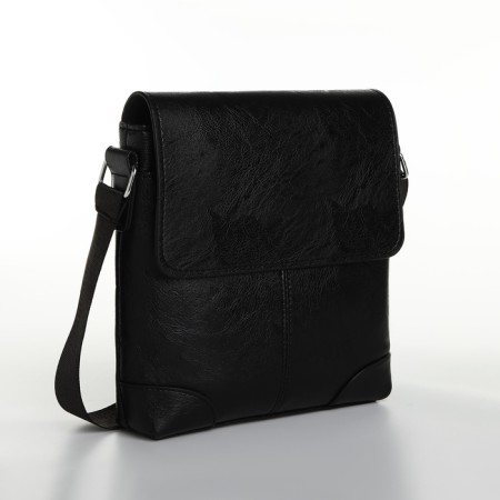 Male bag, black color