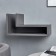 Close -suspended cabinet 412*210*250 Gray graphite