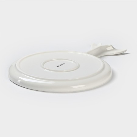 Porcelain Serving dish Magistro "Blanche. Fish ", 28 × 20 cm, white color-2