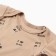 Body baby with a long sleeve, beige color, height 80