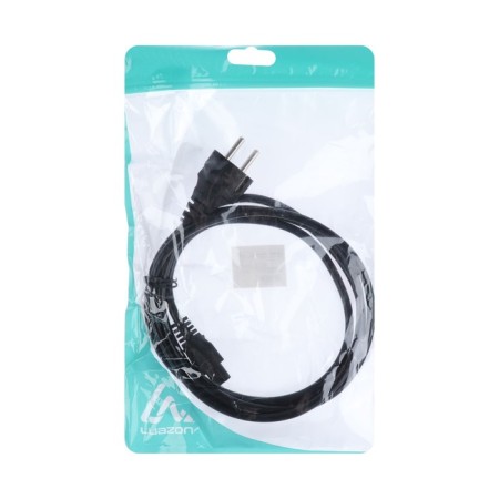 Power cable Luazon KDGN-006, SCHUKO-C5, 10 A, 2 m, 3 residential, black-4