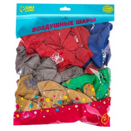 Shar Latex 12 "Happy Birthday. Technique", a set of 100 pcs.-1