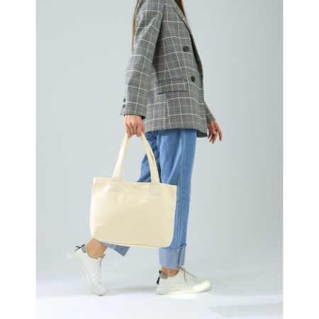 Hooper bag on a magnetic button, milk color-3
