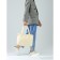 Hooper bag on a magnetic button, milk color