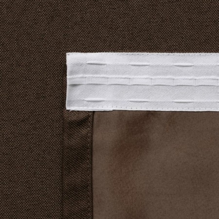 Set of curtains "Merlin", size 2x145x270 cm, brown color-3