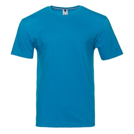 Male T -shirt, size 50, azure color
