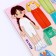 A training board with clothing on Velcro "Dressing. Nastya"