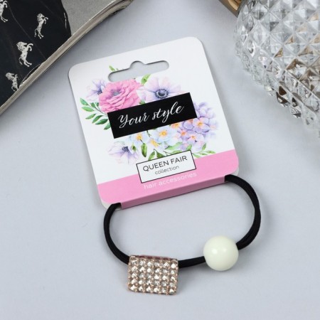 Hair gum "Nonna" straight, 5 cm