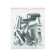 Cartage pedals, anti -slip, set 3 pcs. Black-orange