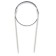 Circular knitting needles, aluminum, 40 cm/2.0 mm