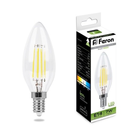 LED LED Feron, E14, 7 W, 230 V, white light-1