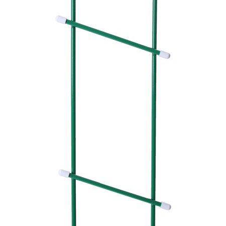 Shpalera, 140 × 23 × 1 cm, metal, green, "staircase", mix-7