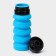 Water bottle folding shade "Stone", silicone, 530 ml, 7 × 21 cm, blue color