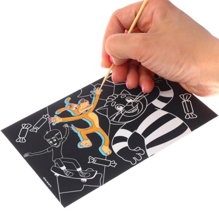 Prostokvashino engraving with color effect, set 2 pcs, stack-3