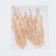 Feathers for decor, gold gold, 13-15 cm 10 pcs