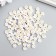 A set of beads for creativity plastic "Golden heart in the circle" White 20 g 0.3x0.7x0.7 cm