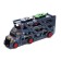 Flame truck, with 6 metal machines and launch, mix